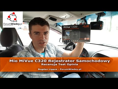 MiVu Mio C320 Car DVR - Review of Test Opinion PL