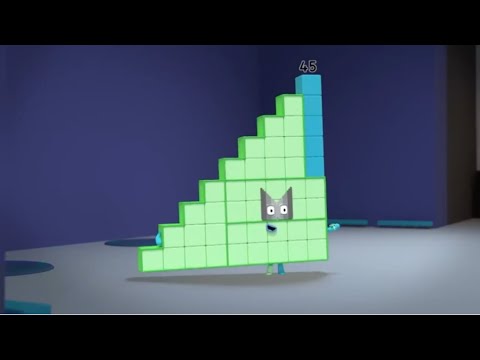 Numberblocks but only when 45 is on screen