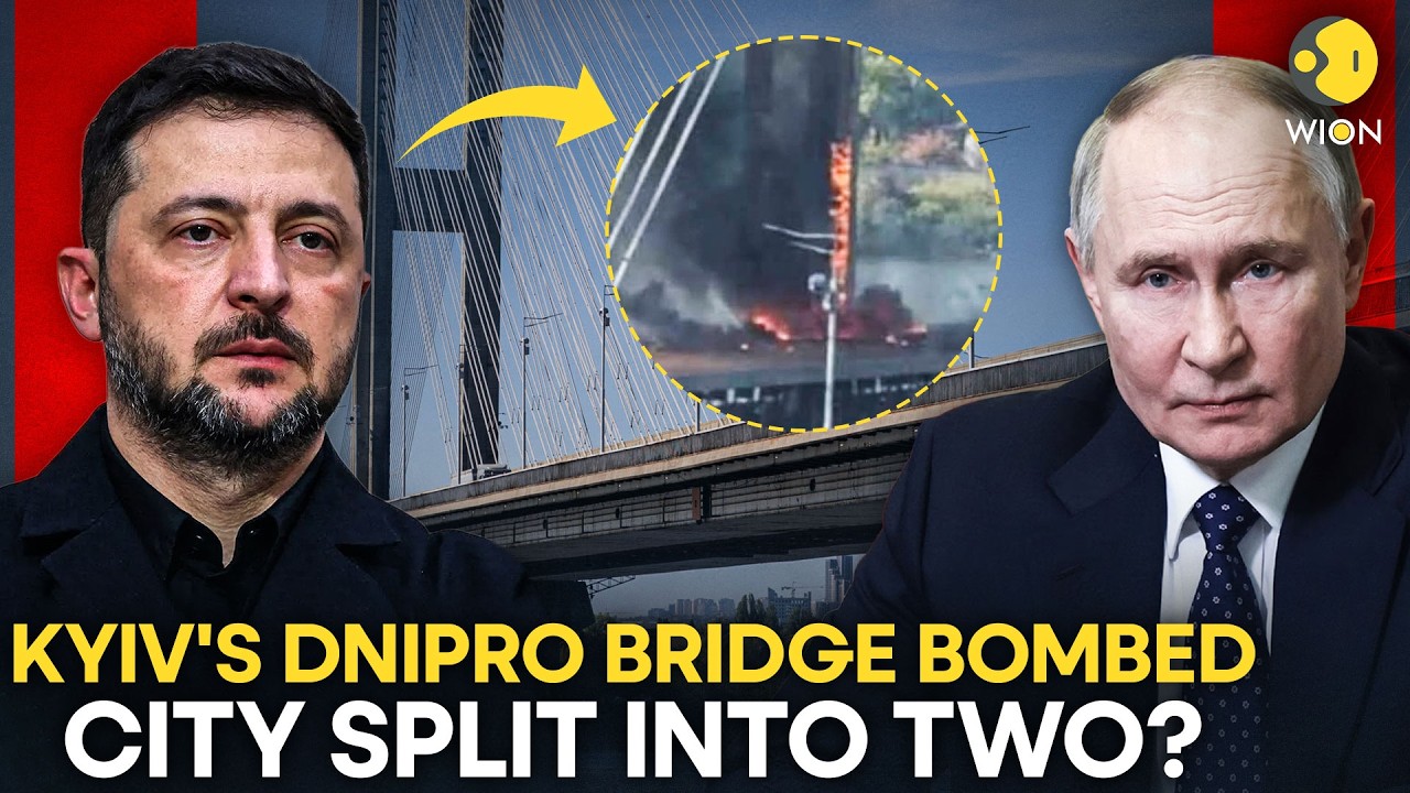 Russia-Ukraine War: DEADLY Russian Strikes Hit Key Dnipro Birdges, One Killed | WION