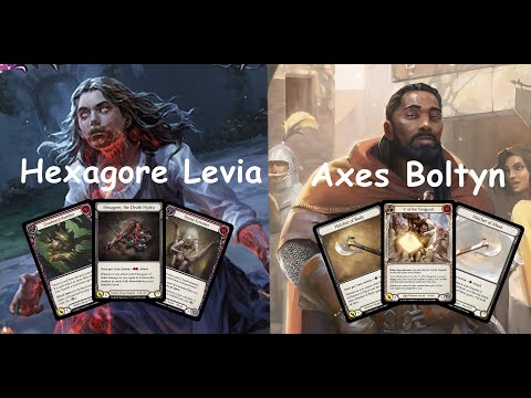 Is It Gore Enough? Flesh and Blood Blitz Format. Jul's Hexagore Levia vs Phua's Axes Boltyn