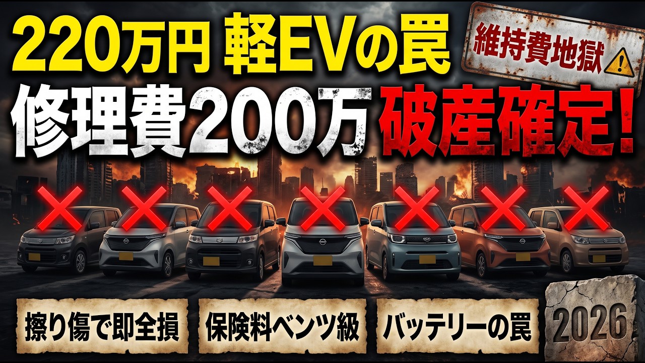 💥【前代未聞】保険会社が引き受け拒否？！BYDラッコのリアルな保険料暴露、買えても維持できないEVの悪夢！🚗💢#BYDラッコ #軽EV#EVの罠 #高額保険料 #車購入の注意点#オーナーのリアルな声