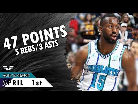 Kemba Walker - 2019.04.01 - Hornets vs Jazz - 47 Points!