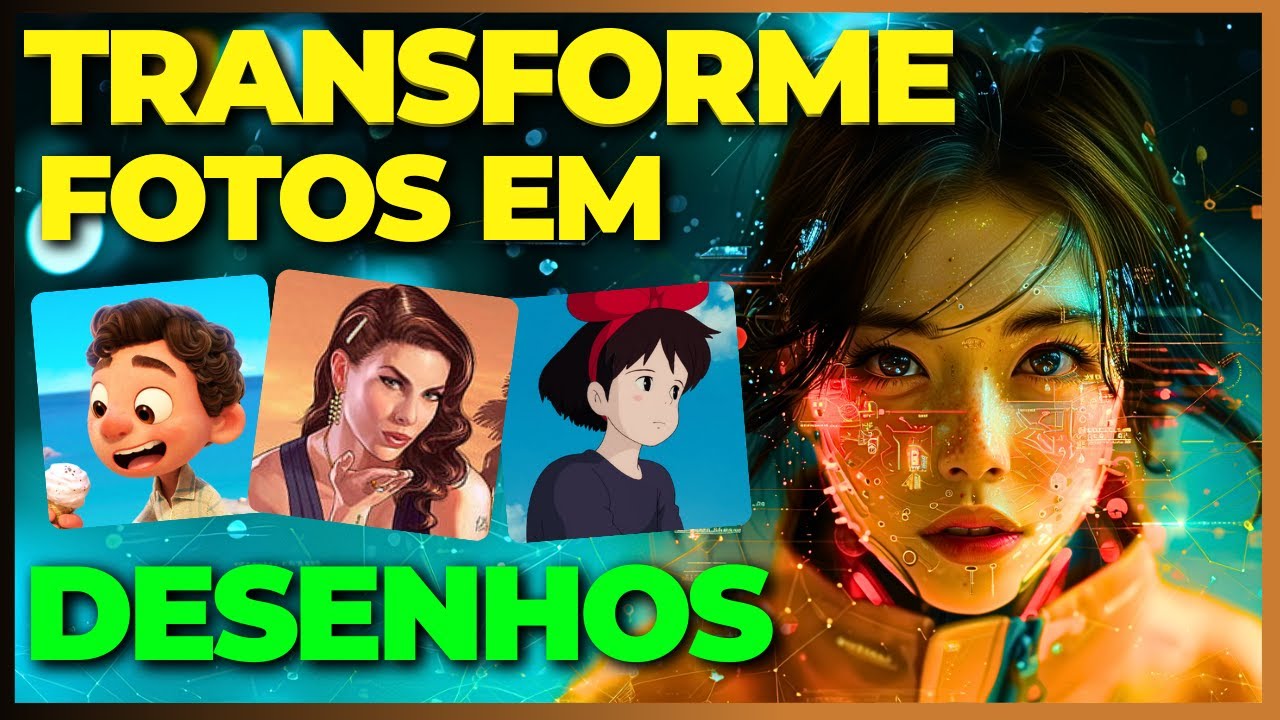 COMO TRANSFORMAR FOTO EM DESENHO COM IA (MÉTODO FÁCIL)