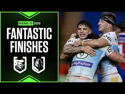 NRL Highlights | NRL Best finishes of 2025: Knights v Titans - Round 10 | Match Highlights