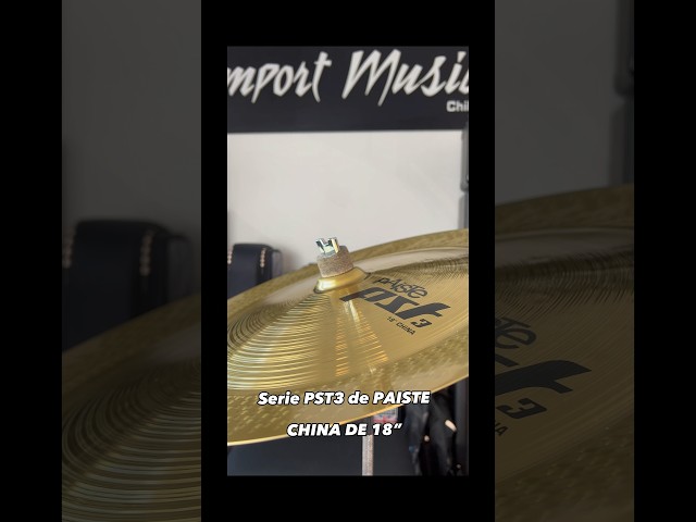 Vídeo relacionado con Paiste PST3 China - Platillo de 18" con soporte para platillos