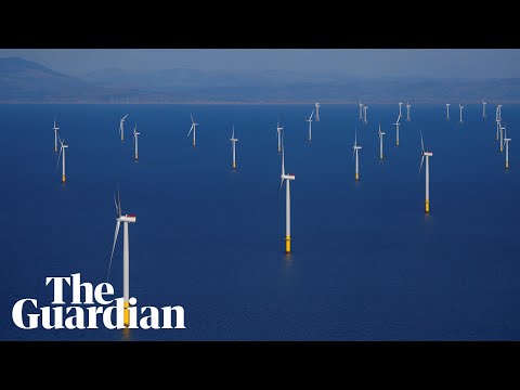 Drone footage shows world's largest offshore windfarm