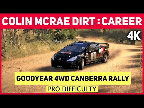 Colin McRae DiRT in 4K - Career - #34 Goodyear 4WD Canberra Rally - Pro Difficulty