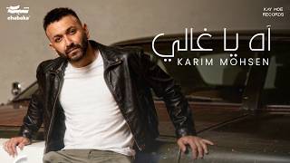 كلمات اغنية اه يا غالي كريم محسن