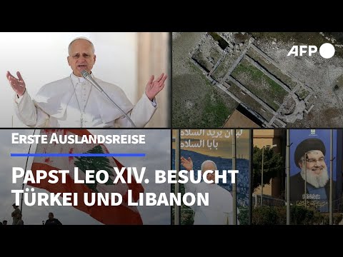 Papst besucht Türkei und Libanon – erste Auslandsreise von Leo XVI. | AFP