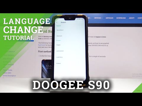 How to Change Language on Doogee S90 –  Set Up System Language