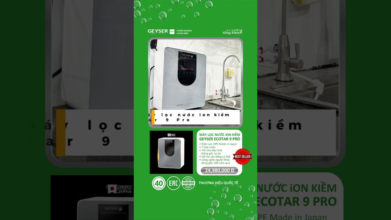 Vì sao người Nhật có tuổi thọ cao nhất thế giới? Bí mật nằm ở máy nước ion kiềm chuẩn Nhật MỚI