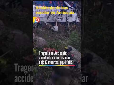 Accidente de bus escolar en Antioquia #video #noticias#viral#viralvideo#shorts#short#viralshorts