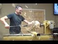 Stuart Batty demonstrates bowl turning with his 40/40 grind