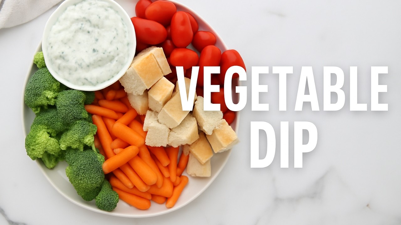Easy Vegetable Dip Recipe | Creamy Homemade Pantry Dip