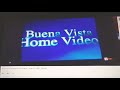 Buena Vista Home Video Logo 1998 2002 CJ Mercer Today Is 09 04 2018 YouTube Videos