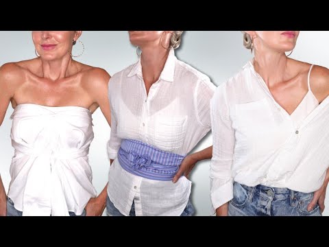 6 Edgy, Stylish Ways to Wear Your White Button Down Shirt 2020 (How-To style tips)