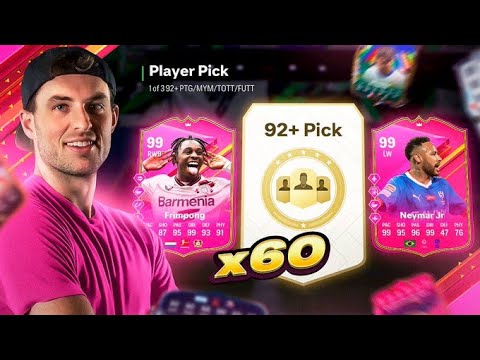 Opening 60 x 92+ FUTTIES Picks on the SAME ACCOUNT!