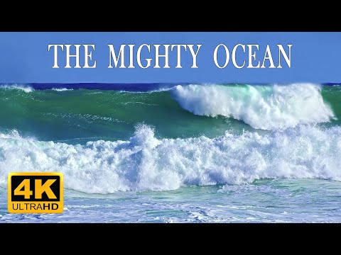 Mighty ocean waves // The Great Ocean Road. 4K UHD ASMR video