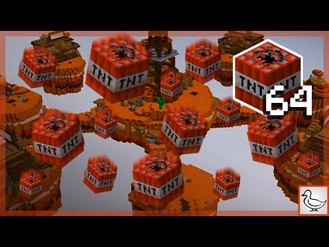 BOMBARDING MID WITH 64 TNT! | Hypixel Bedwars