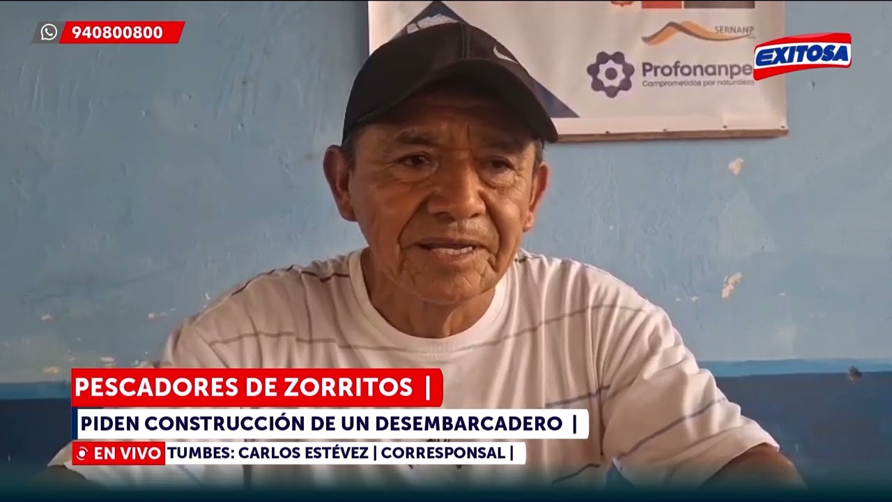🔴🔵 Pescadores de Zorritos piden construcción de un desembarcadero