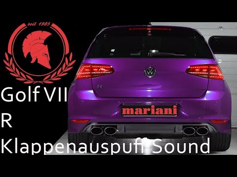 Golf 7 R Klappenauspuff I mariani SuperSound Stufe 3 I EXTREME
