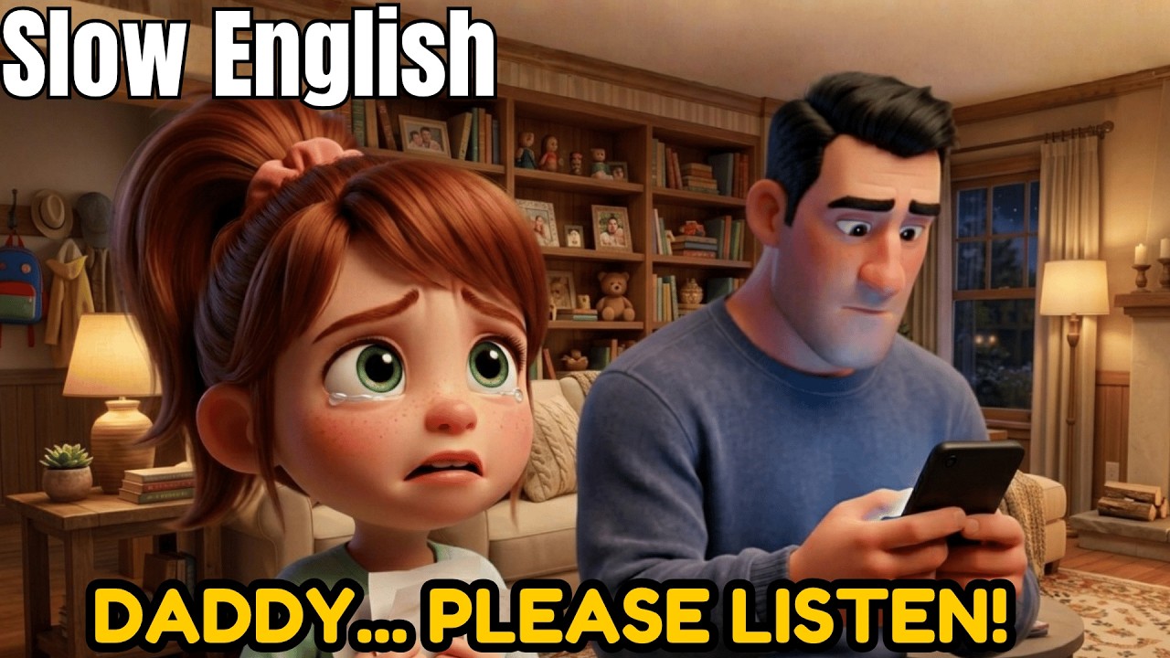 DADDY, PLEASE LISTEN! | Slow English for Beginners | Telling Stories in English (A1–A2) ✔