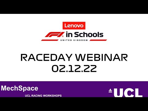 UCL_MechSpace X F1 in Schools Webinar
