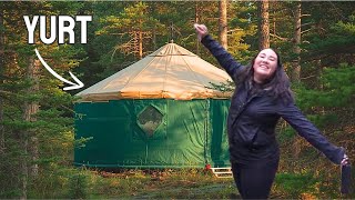 Our First Yurt Experience in Alaska (Eagle River Nature Center)