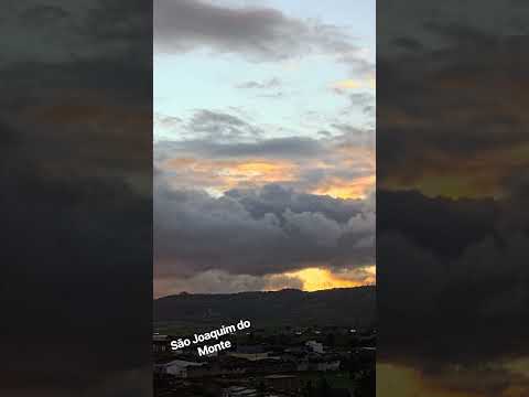 Por do sol em São Joaquim do Monte em PE