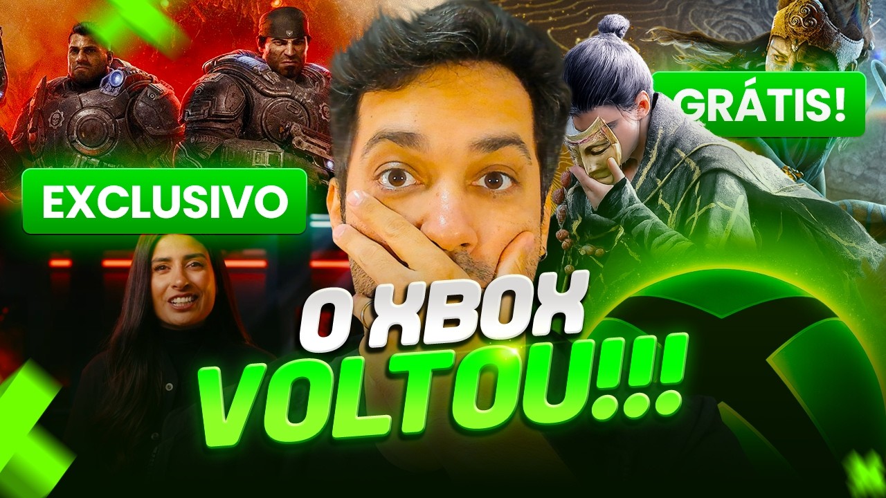 HISTÓRICO! SHARMA FEZ HISTÓRIA... OS EXCLUSIVOS ESTÃO DE VOLTA! | RESUMO XBOX GAMES SHOWCASE 2026