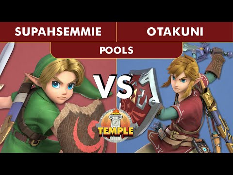 Temple: Hermès Edition POOLS - SupahSemmie (Young Link) Vs. Otakuni (Link) SSBU Ultimate Tournament