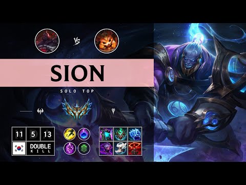 Sion Top vs Gnar - KR Challenger Patch 14.14