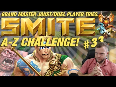 GM Joust Player tries Smite Duel A-Z Challenge - #33 [Cu Chulainn]