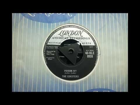 R&B - THE COASTERS - Poison Ivy - LONDON HLE 8938 UK 1959 Dancer US Atlantic