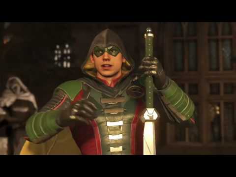 INJUSTICE 2 BATMAN VS ROBIN GAMEPLAY WITH SPECIAL / SUPER MOVES single fight