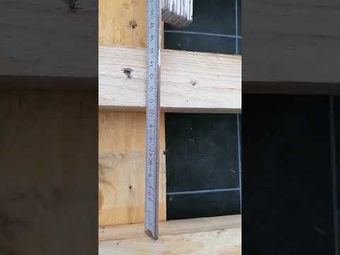 Einlatten für Biberschwanzdach/Pfanne Baustelle | messen | Aufbau Decken