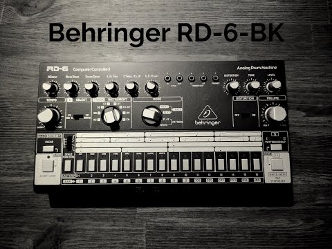 Unboxing Behringer RD-6-BK