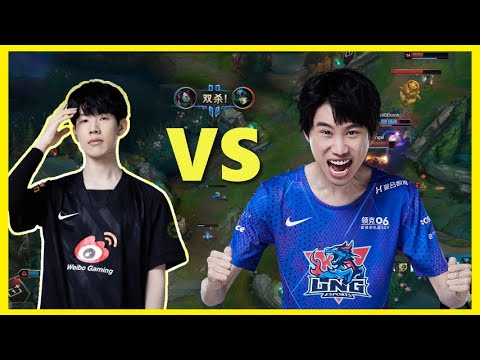 TheShy and Doinb 1v3 each other's teams #lpl