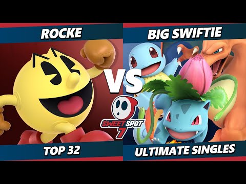 Sweet Spot 7 - Rocke (Pac-Man) Vs. Big Swiftie (Pokemon Trainer) SSBU Ultimate Tournament