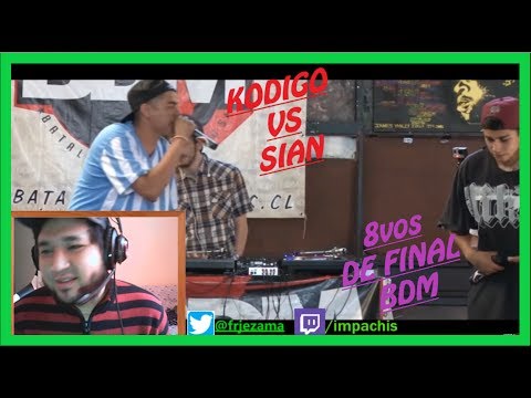 Kodigo vs Sian | BDM vol 8 | 8vos de final | Reacción