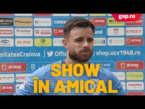 Cristi Bărbuț, "dublă” de senzație, în Craiova - Viitorul: Am exersat în perioada de pauză asta"