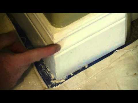 How To Fix A Chip In MDF Baseboard - YouTube