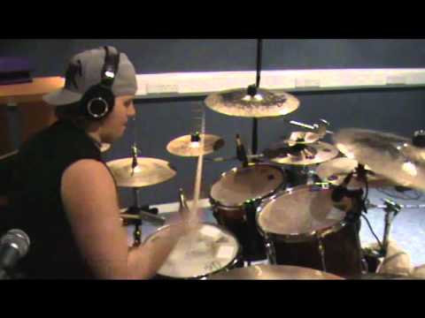 lee tysall recording drums for lavondyss 2010