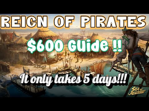 $600 Reign of Pirates /  Sea of Conquest Guide |FREECASH | EARNLAB | MISTPLAY | SWAGBUCKS