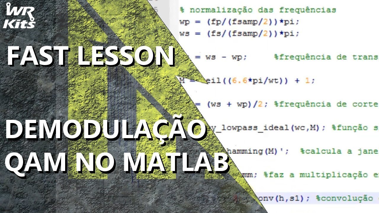 DEMODULAÇÃO QAM NO MATLAB | Fast Lesson #147