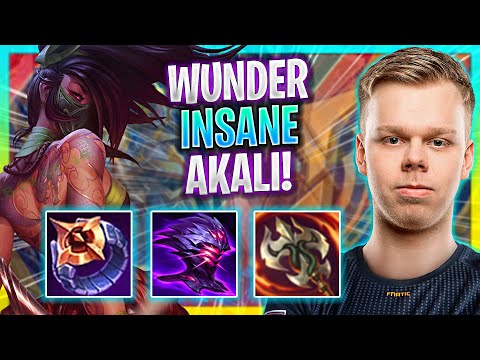 WUNDER IS INSANE WITH AKALI! | FNC Wunder Plays Akali Top vs Aatrox! | Preseason 2023