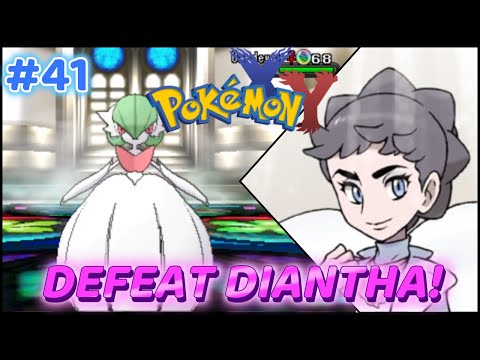 Pokemon X and Y Walkthrough Part 41| Defeat Diantha! Become Champion