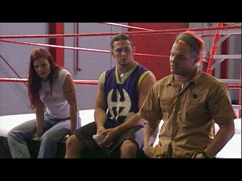 The Hardy Boyz & Lita visit Tough Enough contestants (2001)