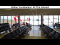 Italian Vocabulary At The Airport
