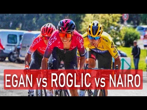 ÉPICO DUELO EGAN BERNAL VS PRIMOZ ROGLIC / Etapa 3 Tour de L'Ain 2020